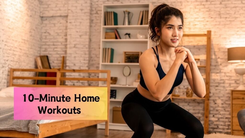 10-Minute Home Workouts to Burn Fat Fast and Boost Metabolism